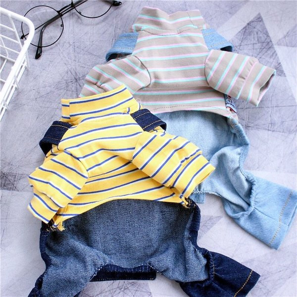 Salopeta din denim pentru caini