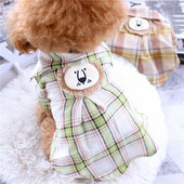 Καρό πουκάμισο για σκύλους - δίχρωμο