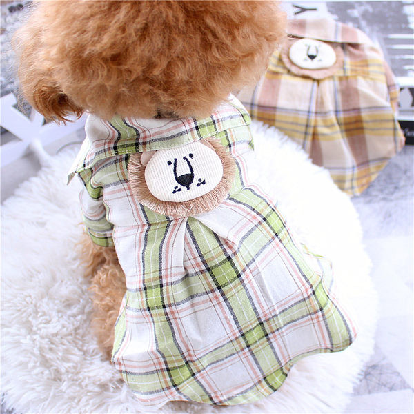 Καρό πουκάμισο για σκύλους - δίχρωμο