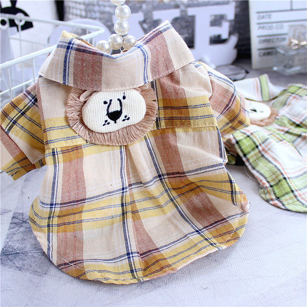 Καρό πουκάμισο για σκύλους - δίχρωμο