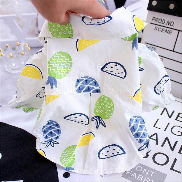 Cămașă de vară pentru câine cu model colorat