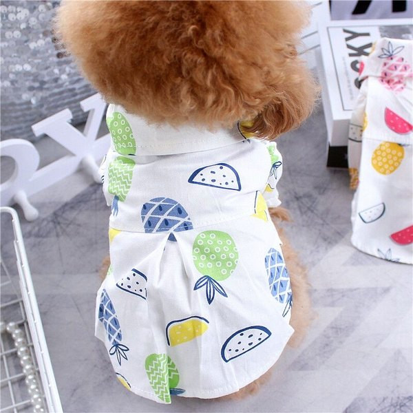 Cămașă de vară pentru câine cu model colorat