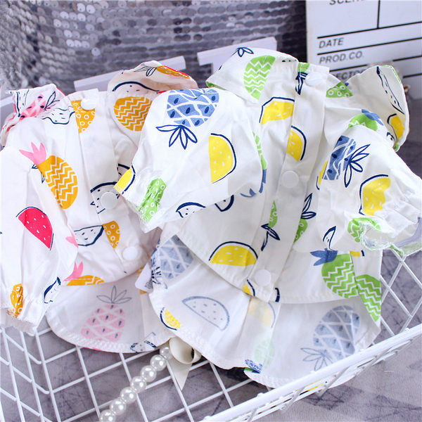 Cămașă de vară pentru câine cu model colorat