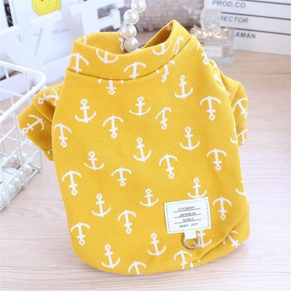 Bluză cu imprimeu ancoră pentru câini