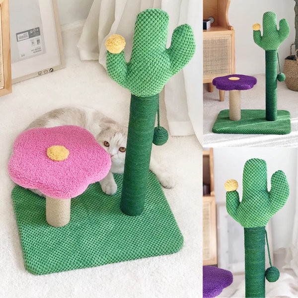 Puidust ja sisalist topeltkraabits kassidele