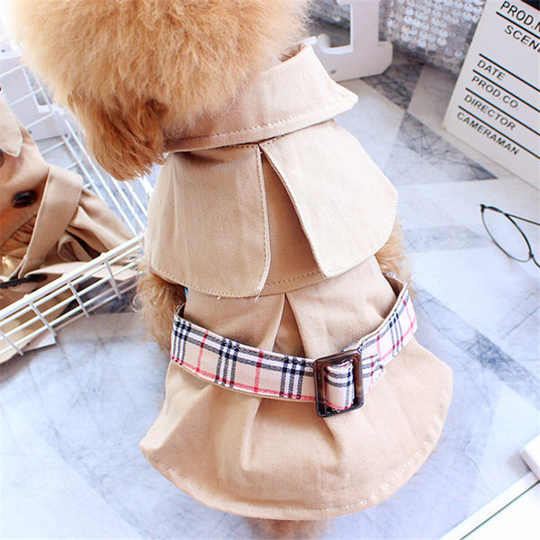 Palton pentru caine cu centura