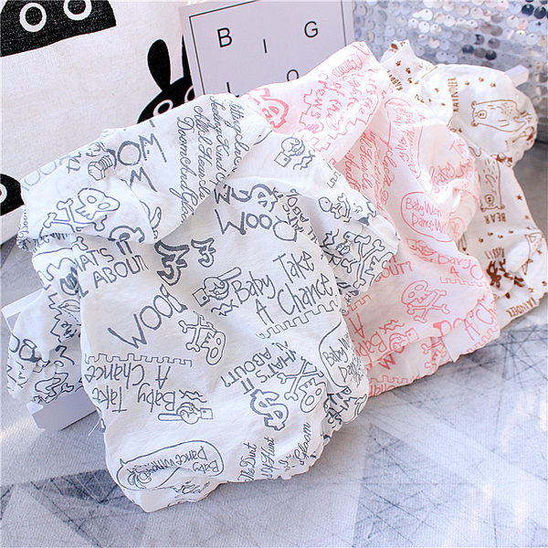 Cămașă cu imprimeu pentru câini