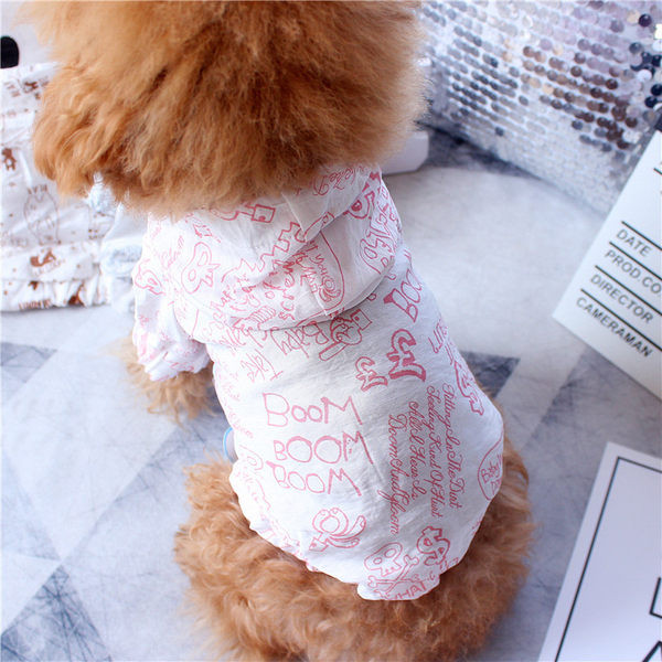 Cămașă cu imprimeu pentru câini