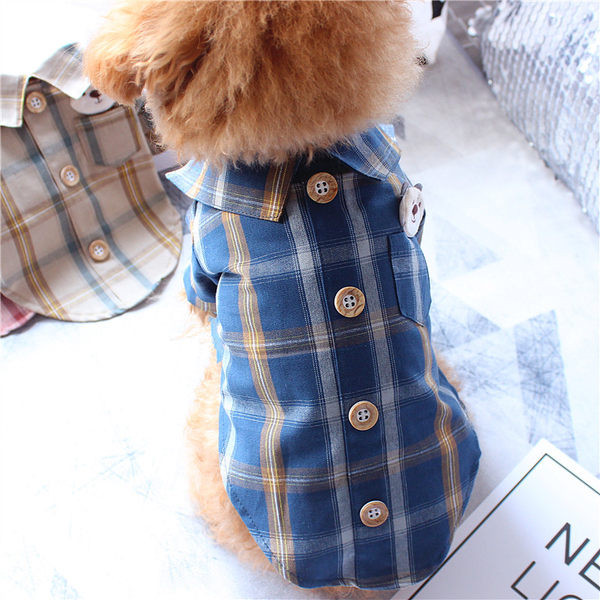 Ruuduline särk koerale