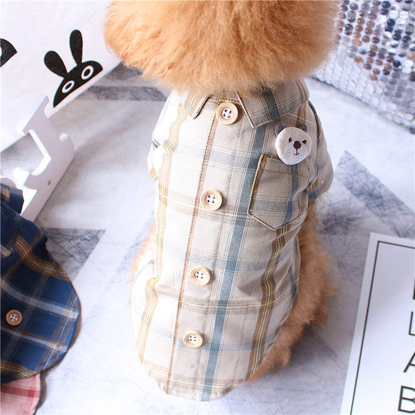 Ruuduline särk koerale