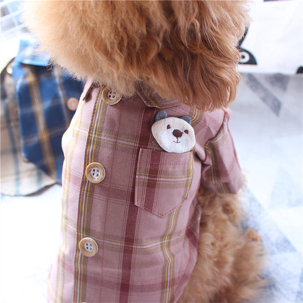 Ruuduline särk koerale