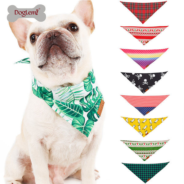 Eșarfă triunghiulară din bumbac pentru câini