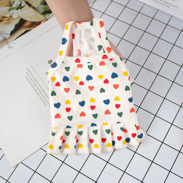 Φόρεμα καρδιές για σκύλους