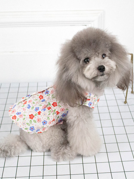 Rochie de vara pentru caini cu model floral