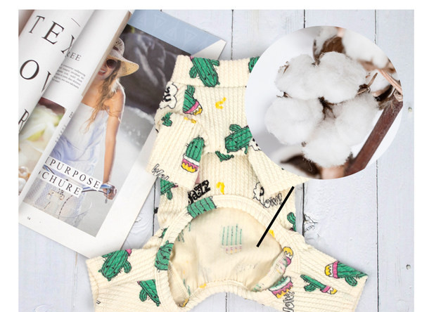 Salopeta cu imprimeu pentru caini