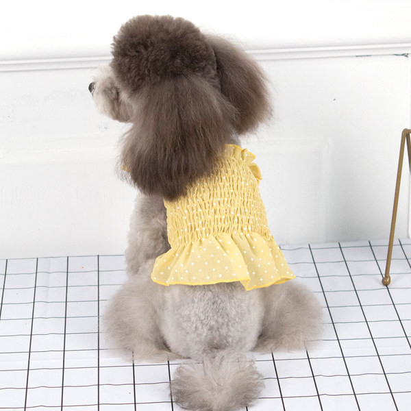 Ljetna haljina s kovrčama za pse