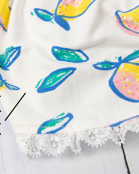 Maieu sau rochie din bumbac cu model colorat