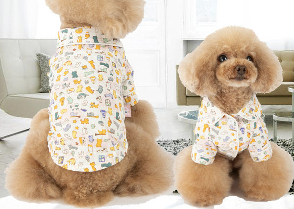 Cămașă pentru câini cu nasturi