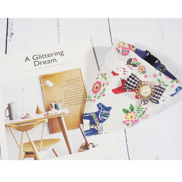 Şal pentru câini cu model colorat