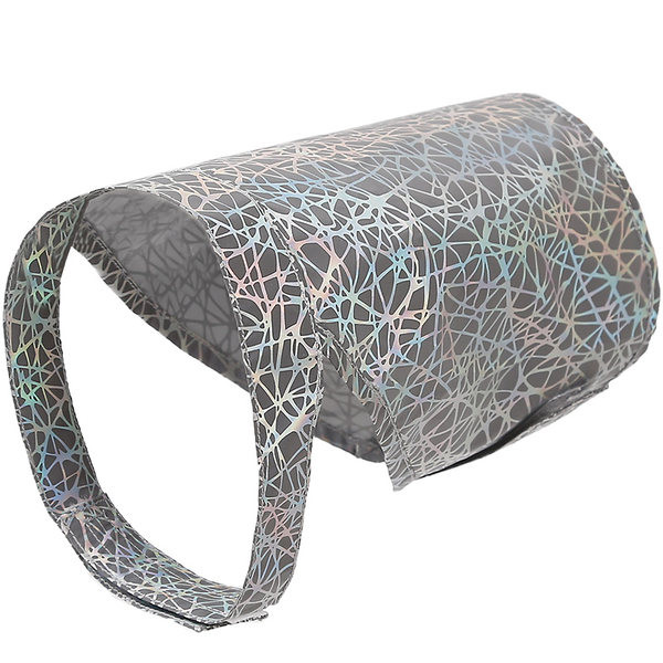 Sjajni prsluk za pse u sivoj boji