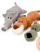 Λούτρινο παιχνίδι για σκύλους σε σχήμα ζώων