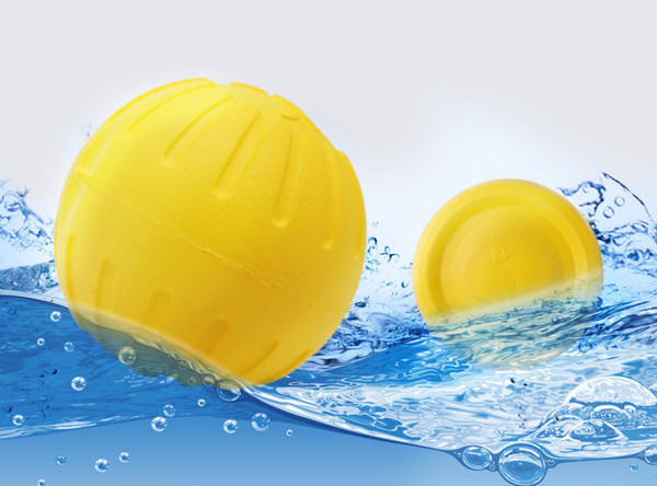 Jucărie din silicon pentru câini de culoare galbenă