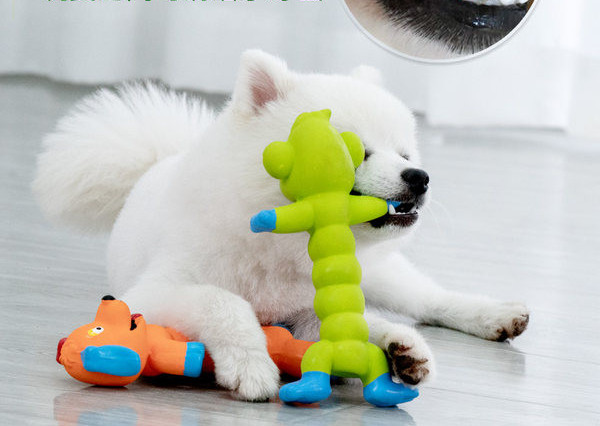 Jucărie de mestecat din latex - pentru câini mici și mijlocii