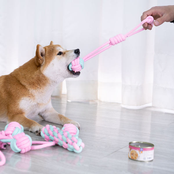 Jucărie de mestecat textil - set 7 piese