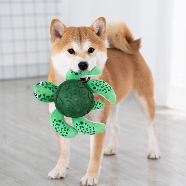 Jucărie textilă de mestecat în formă de broască țestoasă