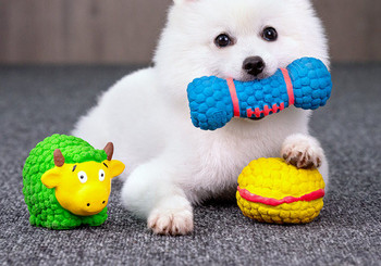 Гумена кучешка играчка за дъвчене - различни модели