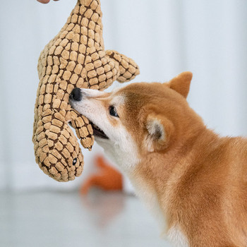 Λούτρινο παιχνίδι για σκύλους σε σχήμα δεινοσαύρου
