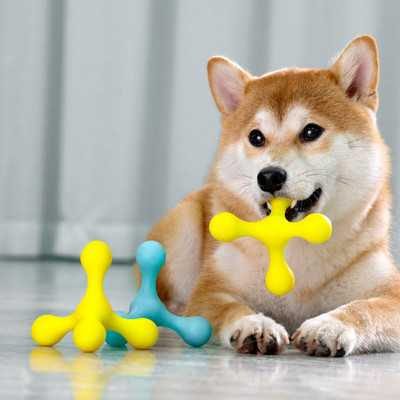 Silicone toy for playing with dogs