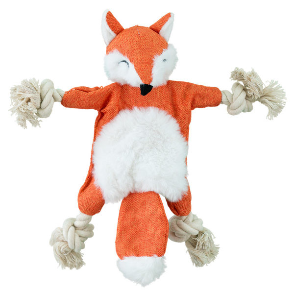 Jucărie moale de plus pentru câini în formă de vulpe