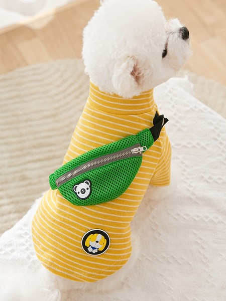 Bluză cu dungi pentru câini - două culori