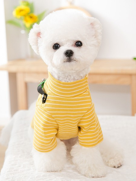 Bluză cu dungi pentru câini - două culori