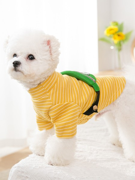 Bluză cu dungi pentru câini - două culori