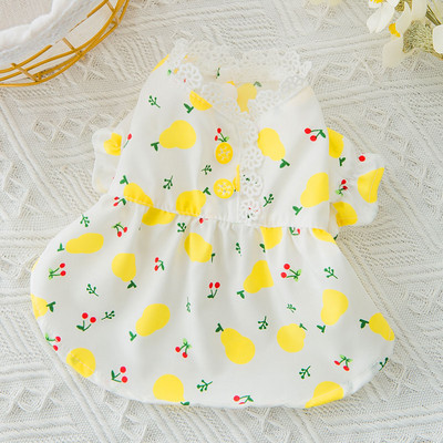 Rochie cu dantela pentru caini