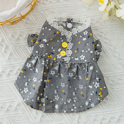 Rochie cu dantela pentru caini