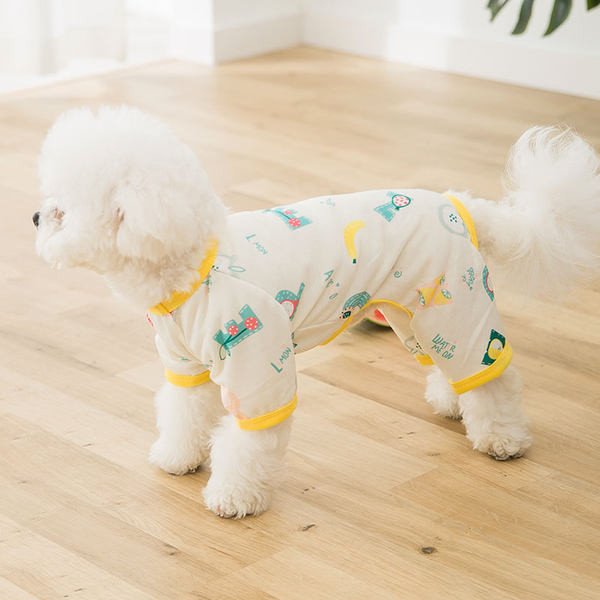 Corp pentru caini cu model colorat