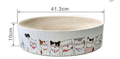 Scarlet pisici din hartie ondulata - mai multe modele