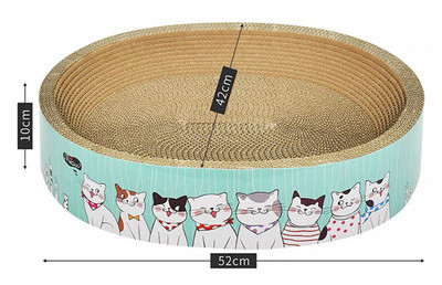 Scarlet pisici din hartie ondulata - mai multe modele