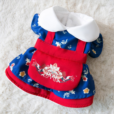 Rochie pentru caini cu broderie