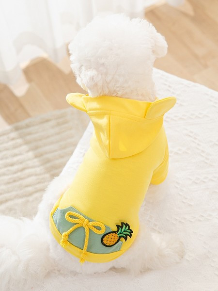 Jacheta pentru caini in doua culori