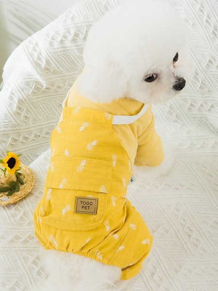 Летен гащеризон за кучета с апликация