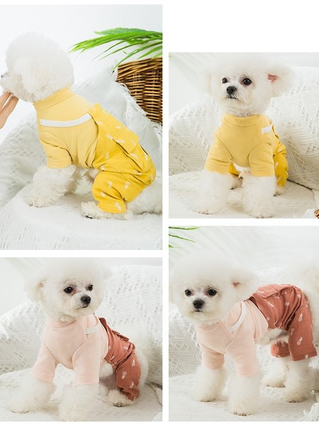 Летен гащеризон за кучета с апликация