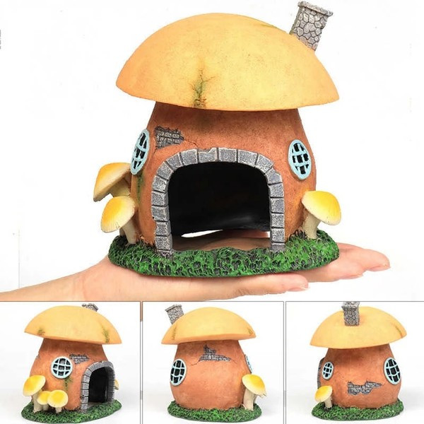 Decor pentru acvariu in forma de casa