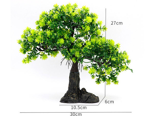 Dirbtinė akvariumo puošmena - trijų spalvų mediena