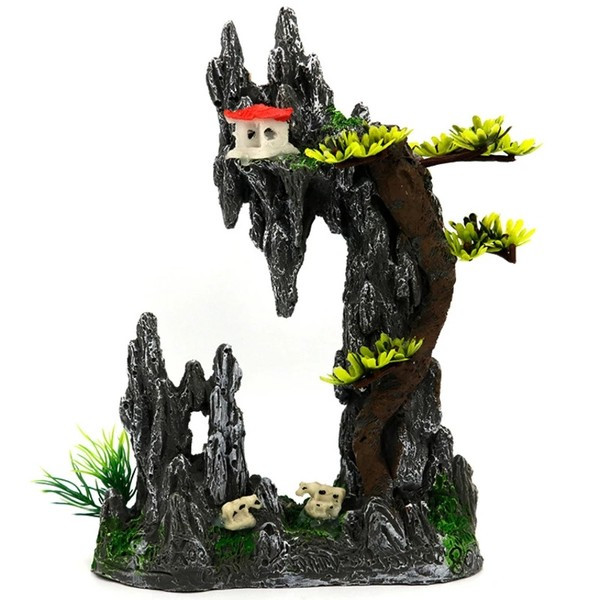 Decor pentru acvariu în formă de stâncă