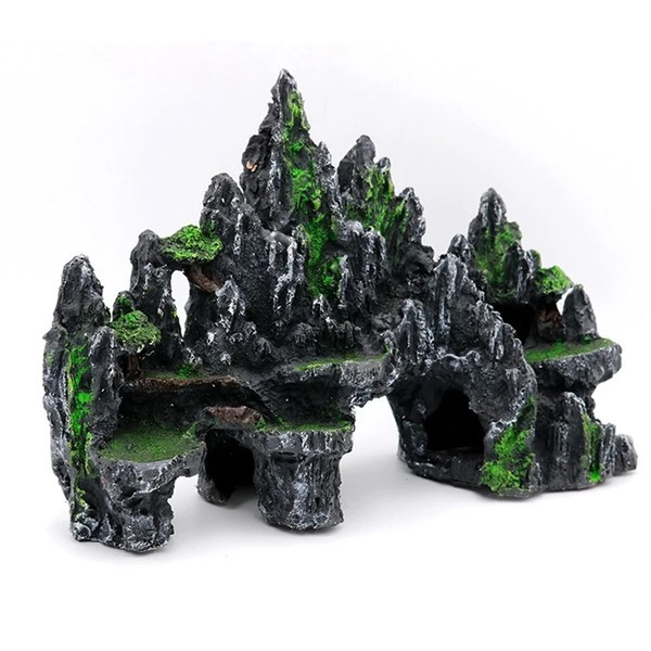 Akvaariumi kunstkaunistus kiviornamentidega