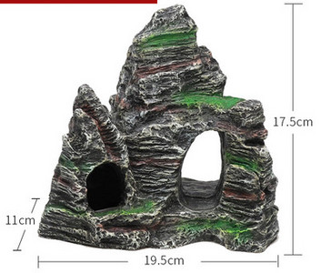 Akvaariumi kaunistused erineva kujuga